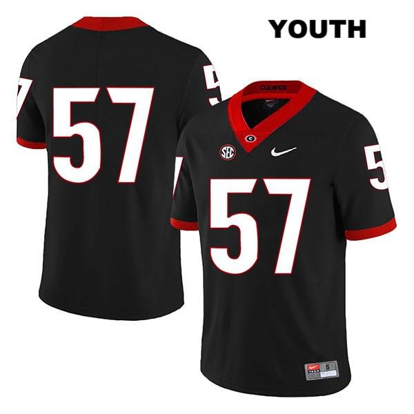 Georgia Bulldogs Youth Daniel Gothard #57 NCAA No Name Legend Authentic Black Nike Stitched College Football Jersey BAE1256SV